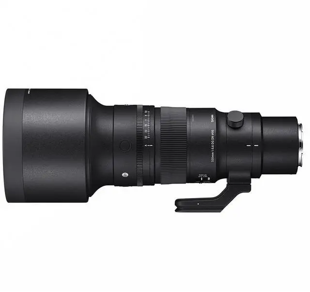 Alt view image 2 of 7 - Sigma 500mm f/5.6 DG DN OS Sports Lens for Sony E, Bundle with Lens Wrap, 95mm Filter Kit, Lens Shade, Lens Pen Lens Cleaner, Cleaning Kit, Lens Cap Tether, Cleaning Cloth