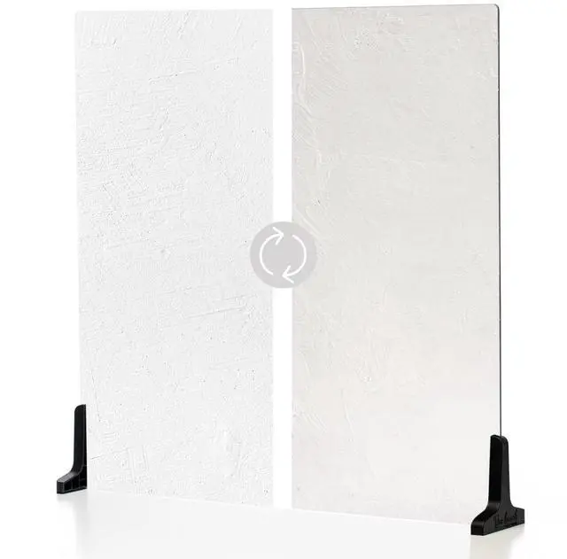 Main image of V-FLAT WORLD Duo Board - 24x24" Double Sided Surface Board, Raw Concrete/Vintage Plaster
