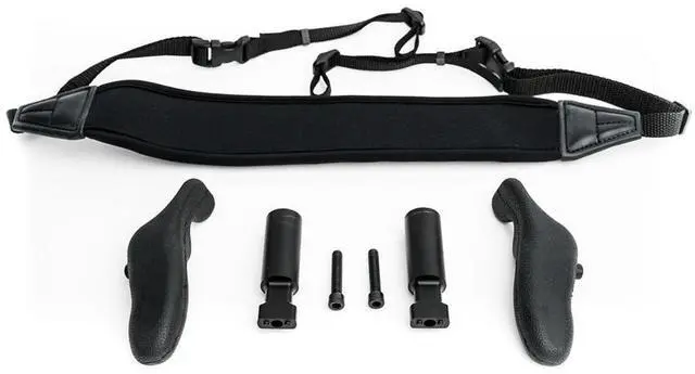 Alt view image 3 of 5 - SmallHD Lightweight Black Rubber Handles with Neoprene Neck Strap for Monitor