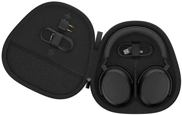 Alt view image 7 of 18 - Sennheiser Black MOMENTUM 4 Black Circumaural Headphone