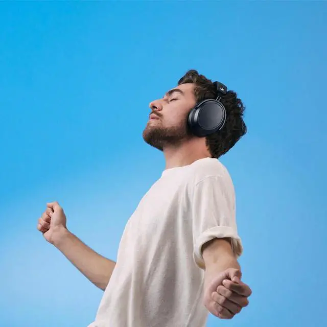 Alt view image 8 of 9 - Sennheiser ACAEBT BLACK Accentum Wireless Bluetooth Noise Cancelling Headphones  Black