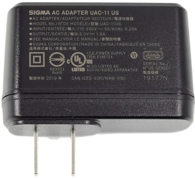 Alt view image 2 of 2 - Sigma UAC-11 USB AC Adapter for Sigma fp Mirrorless Camera #EYA059