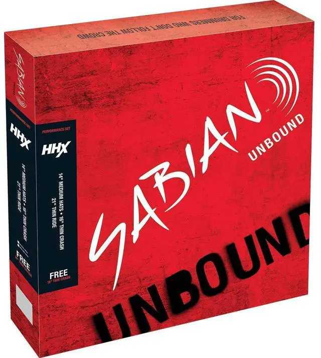 Alt view image 2 of 2 - Sabian HHX Performance Cymbal Set, Natural Finish #15005XTMN