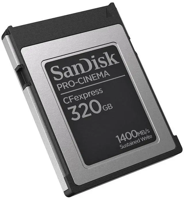 Alt view image 3 of 5 - SanDisk PRO-CINEMA 320GB CFexpress Type-B Memory Card