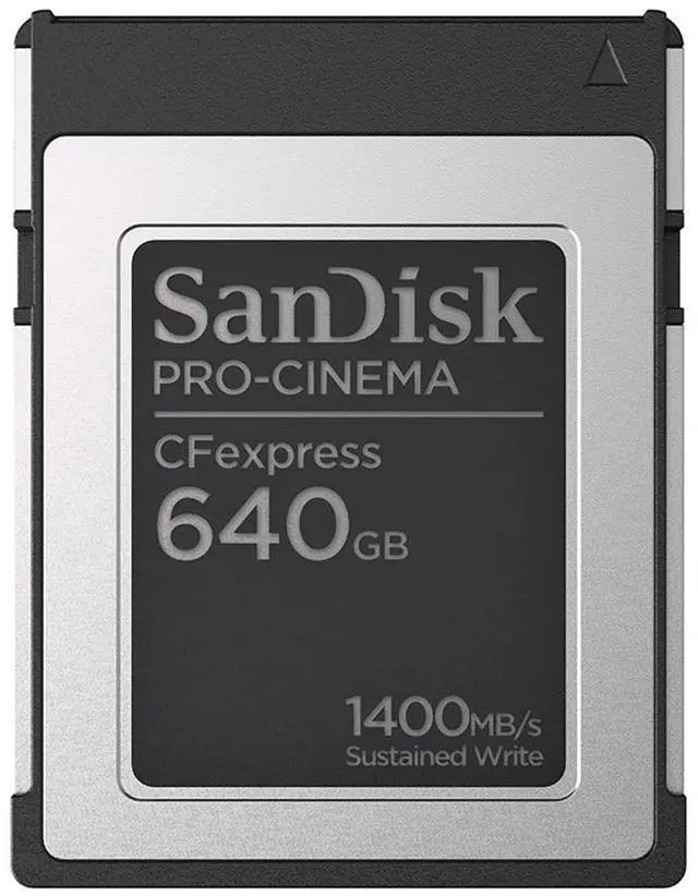 Main image of SanDisk PRO-CINEMA 640GB CFexpress Type-B Memory Card