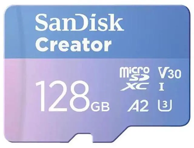 Main image of SanDisk Creator Series 128GB UHS-I microSDXC Memory Card with SD Adapter
