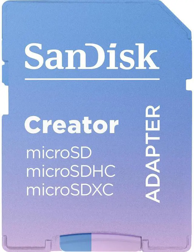 Alt view image 4 of 5 - SanDisk Creator Series 256GB UHS-I microSDXC Memory Card with SD Adapter