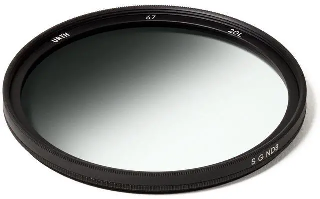 Main image of Urth 67mm Circular Soft Graduated ND8 3-Stop Lens Filter Plus+ #USGND8PL67