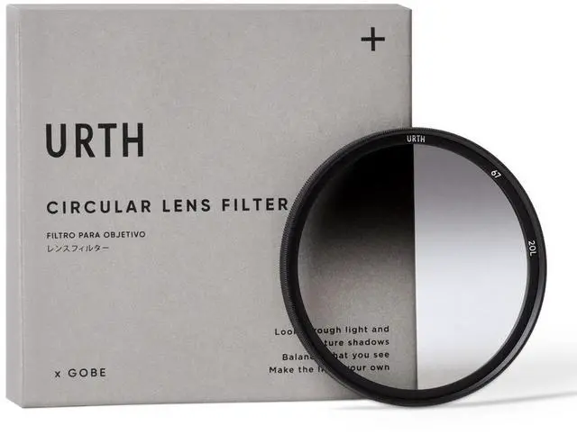 Alt view image 2 of 7 - Urth 67mm Circular Soft Graduated ND8 3-Stop Lens Filter Plus+ #USGND8PL67