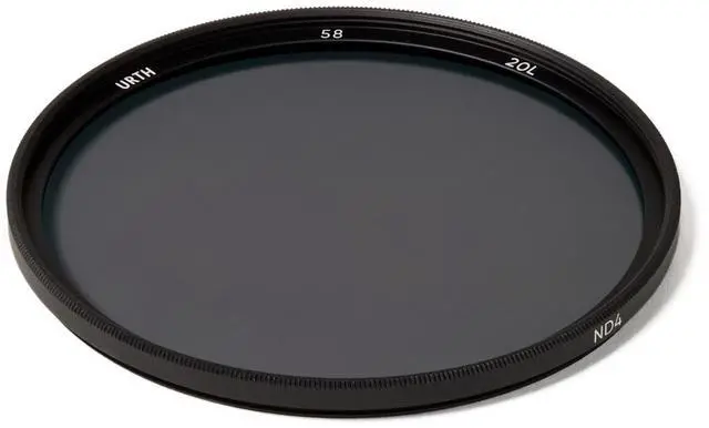 Alt view image 7 of 13 - Urth 58mm ND4 2 Stop Nano-Coating Circular Lens Filter Plus with Ultra-Slim Rim