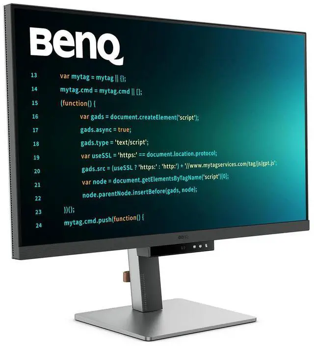 Alt view image 3 of 7 - BenQ RD320U 32” 4K 3840x2160 Programming Monitor with 2000:1 Contrast Ratio, Nano Matte Panel, Backlight, 90W USB-C, Coding Modes, Night Hours Protection, Ergonomic Design, and Eye-Care Technology