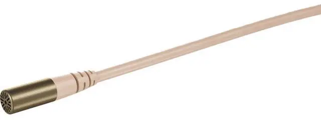 Main image of DPA Microphones d:screet CORE 6061 Subminiature Lavalier Omnidirectional Microphone with Hardwired MicroDot Connector, Loud SPL, Beige