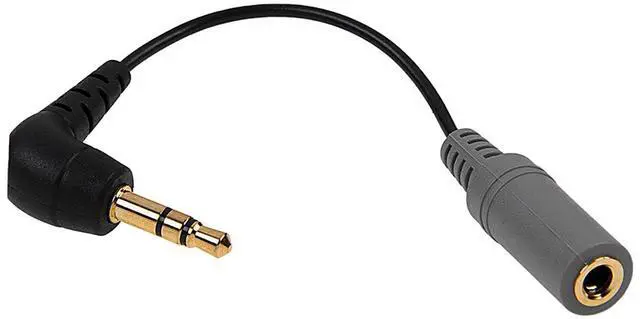 Alt view image 3 of 3 - Fotodiox SC3 3.5mm TRRS Female to TRS Male Replacement Adapter Cable