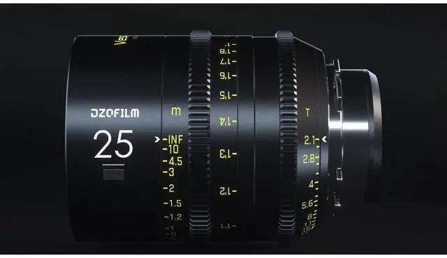 Alt view image 6 of 6 - DZOFILM Vespid Prime 25mm T2.1 Cinema Lens for PL & EF Mount