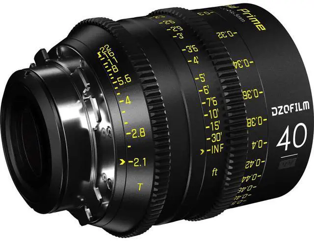 Alt view image 3 of 5 - DZOFILM Vespid Prime 40mm T2.1 Cinema Lens for PL & EF Mount