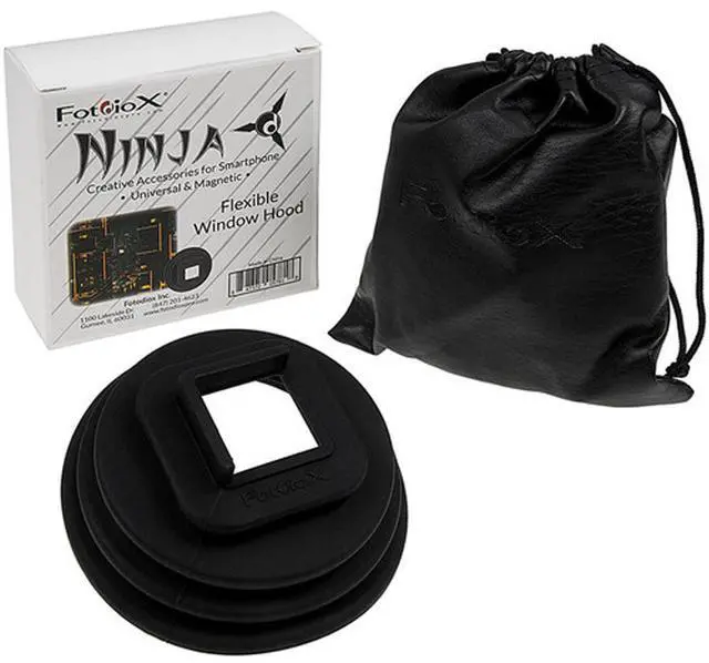Main image of Fotodiox Ninja Flexible Window Hood for Smartphones #NJA-HD-FLX