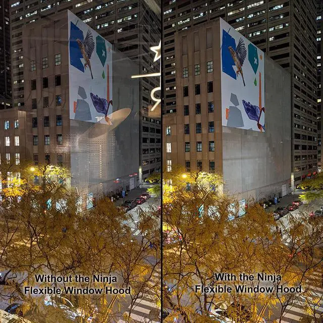 Alt view image 7 of 7 - Fotodiox Ninja Flexible Window Hood for Smartphones #NJA-HD-FLX