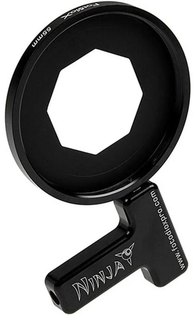 Alt view image 7 of 7 - Fotodiox Ninja 55mm Magnetic Filter Adapter Kit for Smartphones #NJA-KIT-55