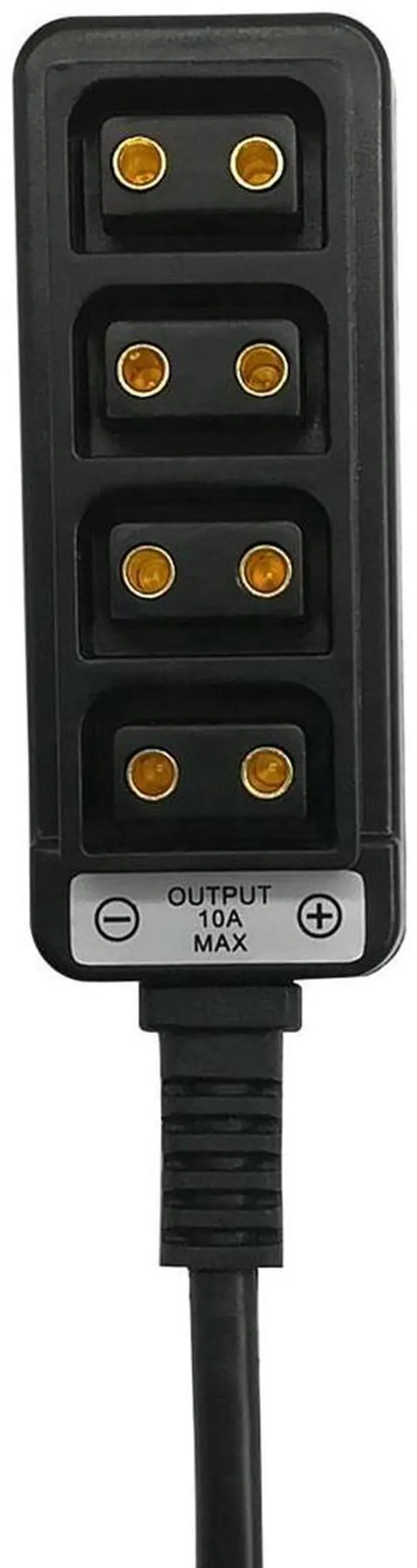 Alt view image 3 of 7 - AndyCine D-Tap Male to 4-Ports D-Tap Female Straight Splitter Cable #A-DTAP-142