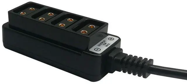 Alt view image 6 of 7 - AndyCine D-Tap Male to 4-Ports D-Tap Female Straight Splitter Cable #A-DTAP-142