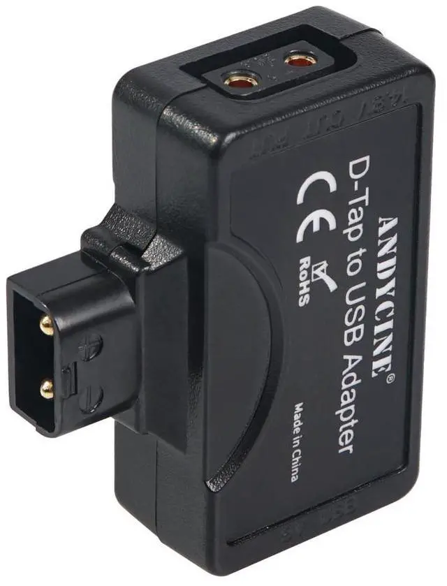 Alt view image 2 of 7 - ANDYCINE D-Tap Female to 5V USB & D-Tap Male Output Converter Adapter #A-D-USB