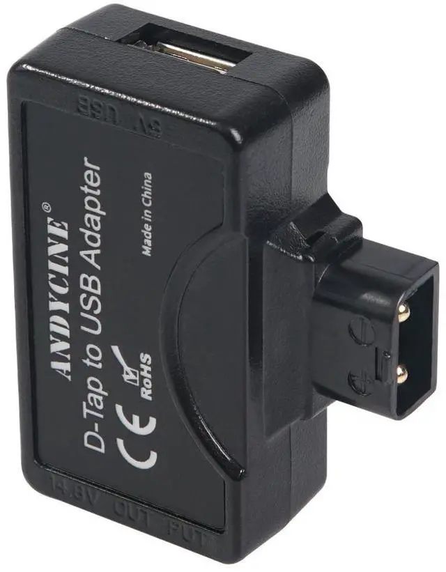Alt view image 7 of 7 - ANDYCINE D-Tap Female to 5V USB & D-Tap Male Output Converter Adapter #A-D-USB
