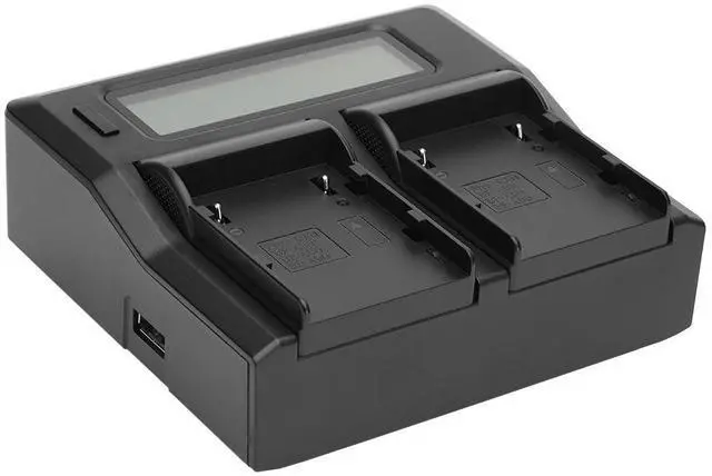 Main image of Green Extreme Dual Smart Charger with LCD Screen for Canon BP-A60 Battery