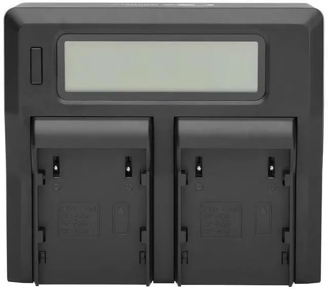 Alt view image 3 of 7 - Green Extreme Dual Smart Charger with LCD Screen for Canon BP-A60 Battery