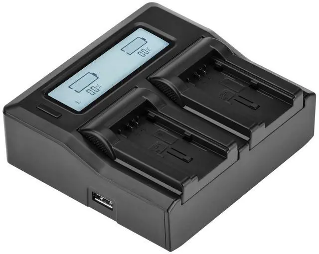 Main image of Green Extreme Dual Smart Charger with LCD Screen for Canon BP-718