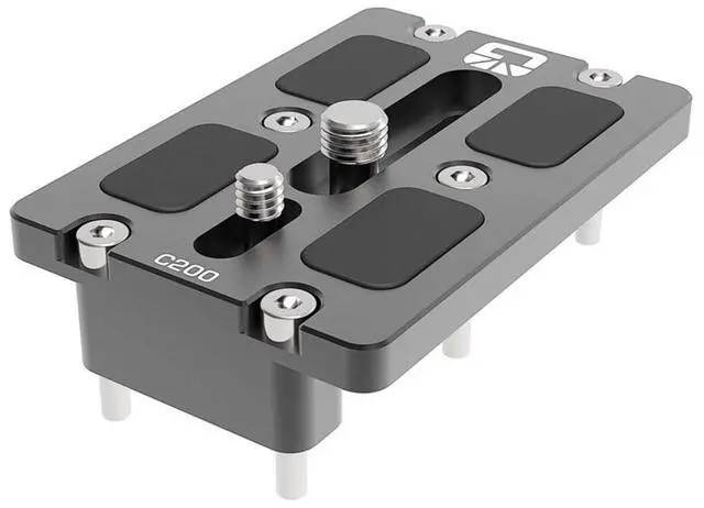 Alt view image 2 of 4 - Bright Tangerine Canon C200/C700 Riser for Left Field 15mm LWS Baseplate Core