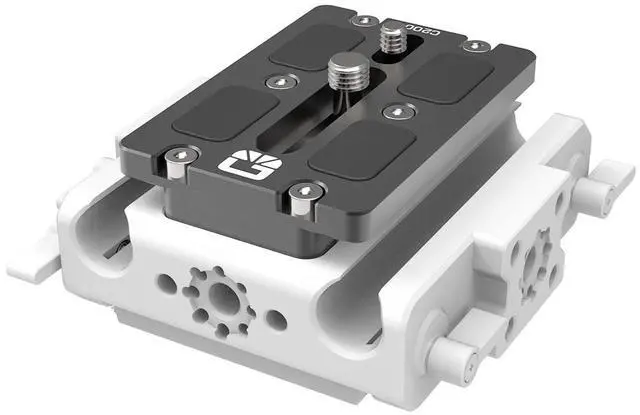 Alt view image 4 of 4 - Bright Tangerine Canon C200/C700 Riser for Left Field 15mm LWS Baseplate Core