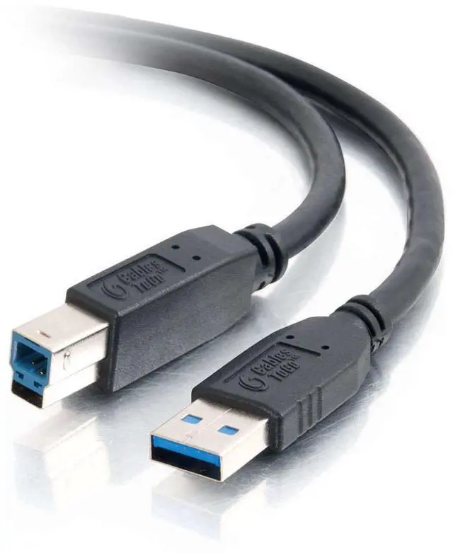 Alt view image 7 of 9 - C2G 54174 2M USB 3.0 A MALE TO B MALE CABLE (6.5FT)