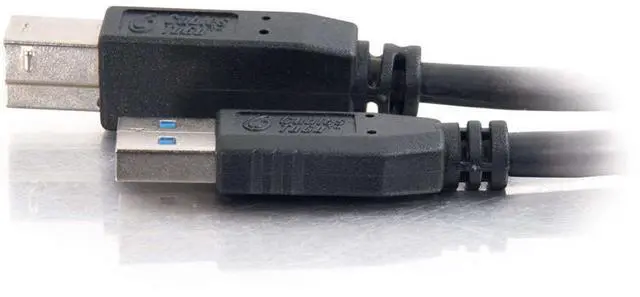 Alt view image 9 of 9 - C2G 54174 2M USB 3.0 A MALE TO B MALE CABLE (6.5FT)