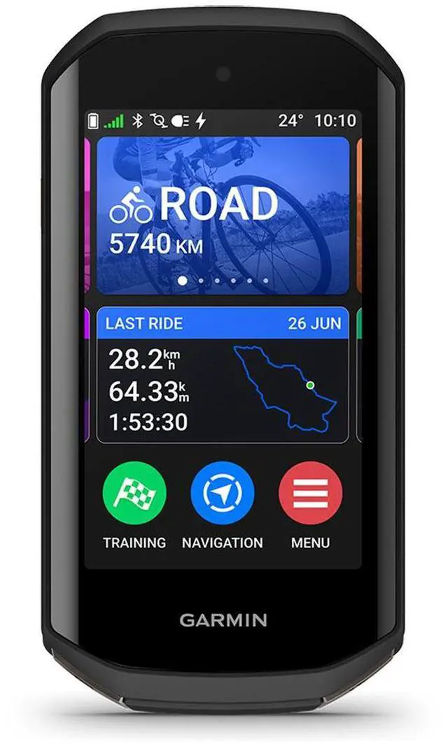 Alt view image 2 of 8 - Garmin Edge 1050®, Premium Cycling Computer, Vivid Color Touchscreen Display, Built-in Speaker, Advanced Training and Group Ride Features, Road Hazard Alerts