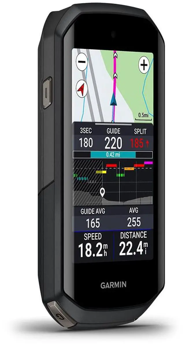 Alt view image 3 of 8 - Garmin Edge 1050®, Premium Cycling Computer, Vivid Color Touchscreen Display, Built-in Speaker, Advanced Training and Group Ride Features, Road Hazard Alerts