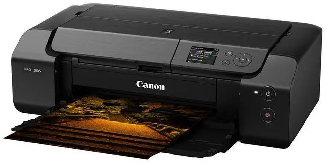 Alt view image 5 of 7 - Canon PIXMA PRO-200S 13" Wireless Professional Inkjet Photo Printer #6875C002
