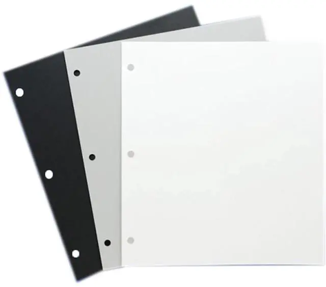 Main image of Archival Methods 10x11" Archival 3-Hole Mounting Pages, White #152-1011-W