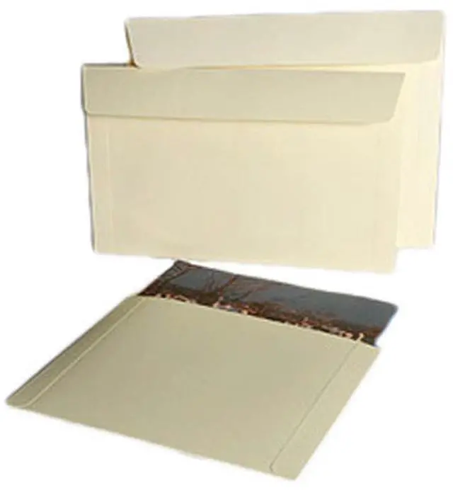 Main image of Archival Methods Flap Envelopes Open Long Side, 10-Point Card Stock, For 14x11" Print, Package 25