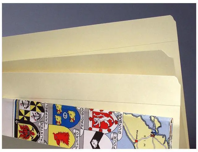 Alt view image 4 of 5 - Archival Methods File Folders, Letter Size 9-5/8x11-3/4", Half 1" Top Tab, 50-Pack