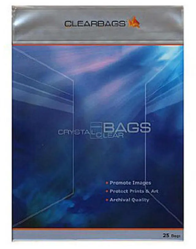 Alt view image 2 of 3 - ClearBags 18-7/16 x 24-1/4in Storage Bags, Flap, 25 #RPA18X24