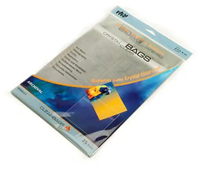 Alt view image 3 of 3 - ClearBags 18-7/16 x 24-1/4in Storage Bags, Flap, 25 #RPA18X24