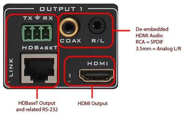 Alt view image 10 of 11 - Hall Research HSM-44-BX 4K 4X4 HDMI Matrix Switch w/3-Yr Warranty