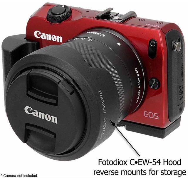 Alt view image 6 of 7 - Fotodiox EW-54 Bayonet Lens Hood for Canon EF-M 18-55mm f/3.5-5.6 IS STM Lens