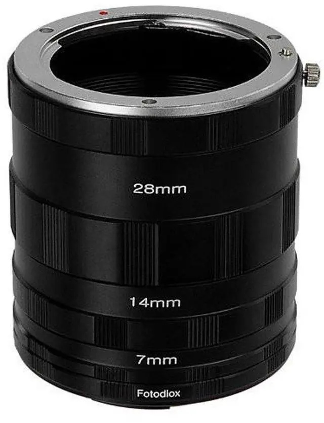 Main image of Fotodiox Macro Extension Tube Set for Canon EOS M (EF-M) Mount Mirrorless Camera
