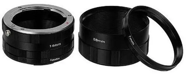 Alt view image 2 of 3 - Fotodiox Macro Extension Tube Set for Canon EOS M (EF-M) Mount Mirrorless Camera