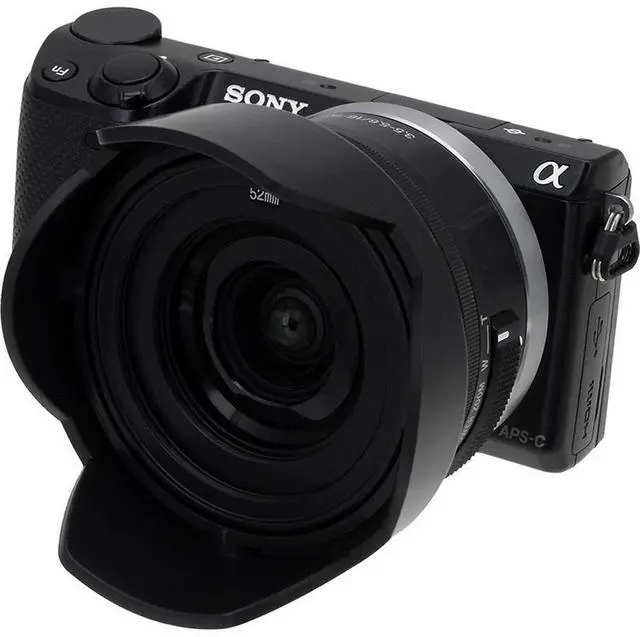 Alt view image 14 of 16 - Fotodiox Lens Hood Kit for Sony E PZ 16-50mm F3.5-5.6 OSS E-Mount Power Zoom Lens, Tulip Flower Hood with Cap For Sony Kit Lenses