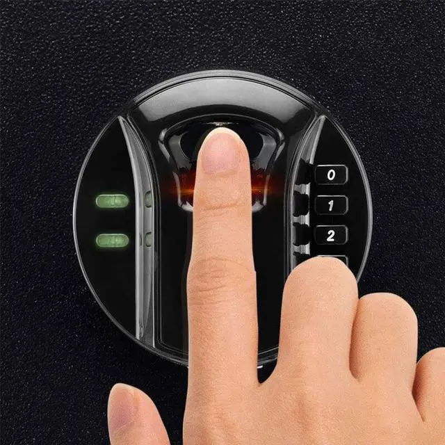 Alt view image 6 of 7 - Barska HQ800 1.83 Cubic Foot Standard Quick Access Biometric Keypad 4 Rifle Safe