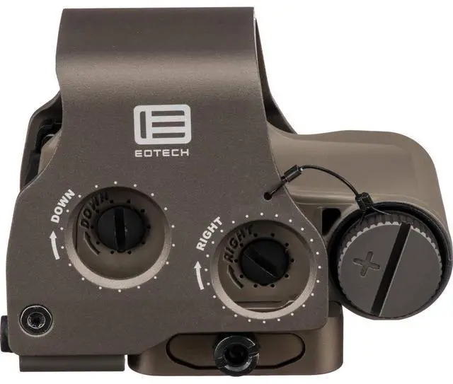 Alt view image 5 of 6 - EOTech Tactical, Holographic, Night Vision Compatible Sight, 68MOA Ring with 2 1MOA Dots, Tan Finish, Side Buttons, incl