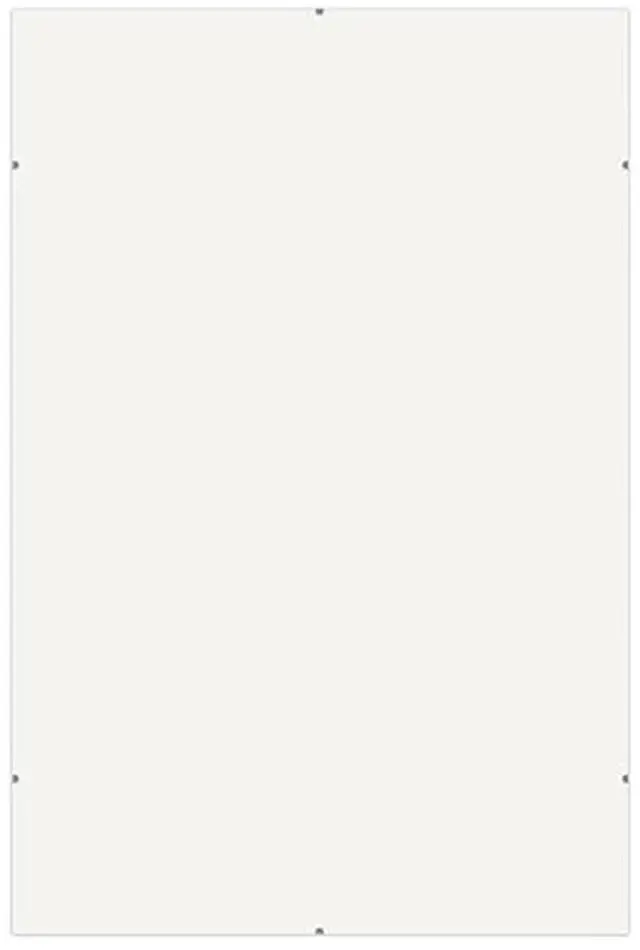Main image of Framatic Frameless Glass Clip Picture Frame for 12x16" Photograph, Chrome
