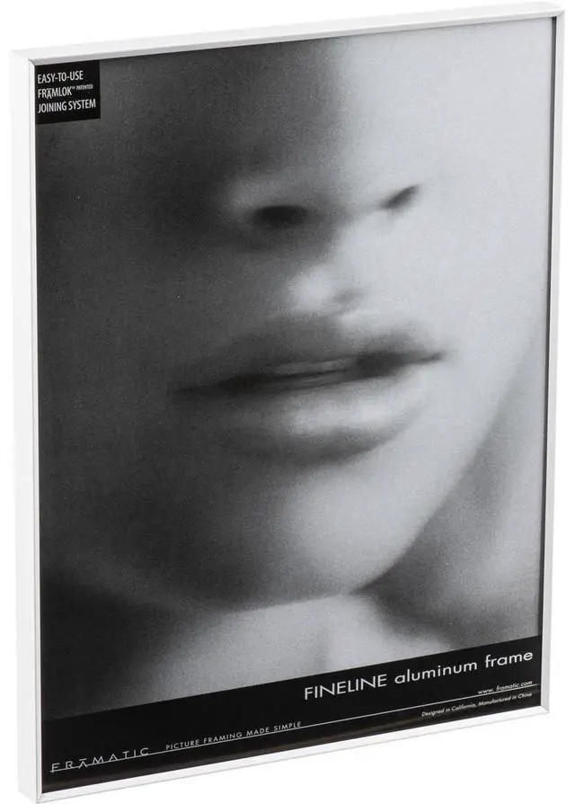 Main image of Framatic Fineline 8x10" Aluminum Frame for a 8x10" Photograph, Silver #300592